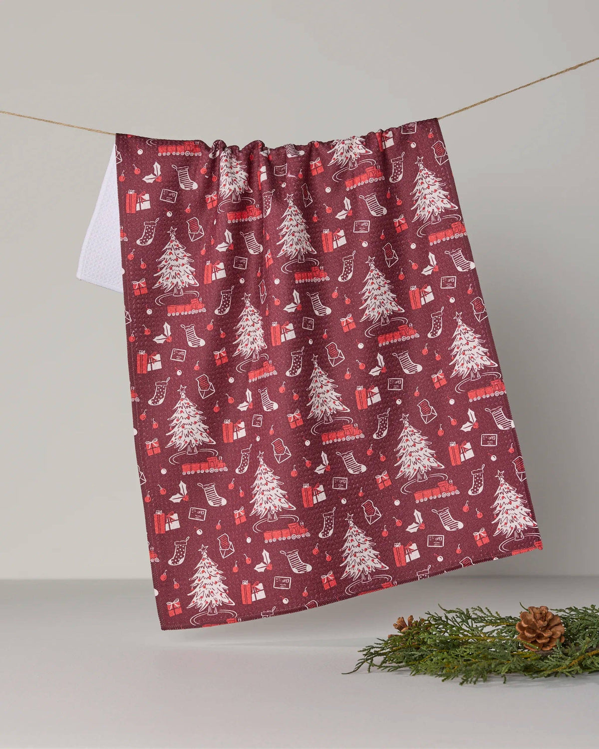 Geometry Holiday Jubilee Tea Towel