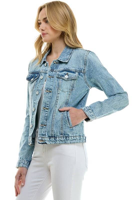 Rowan Casual Cotton Denim Jean Jacket