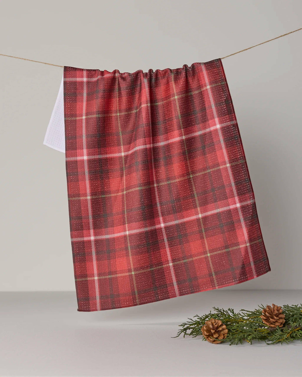 Geometry Cinnamon Spice Tea Towel