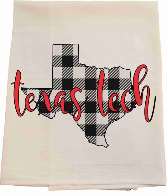 Texas Tech Buffalo Tea Towel