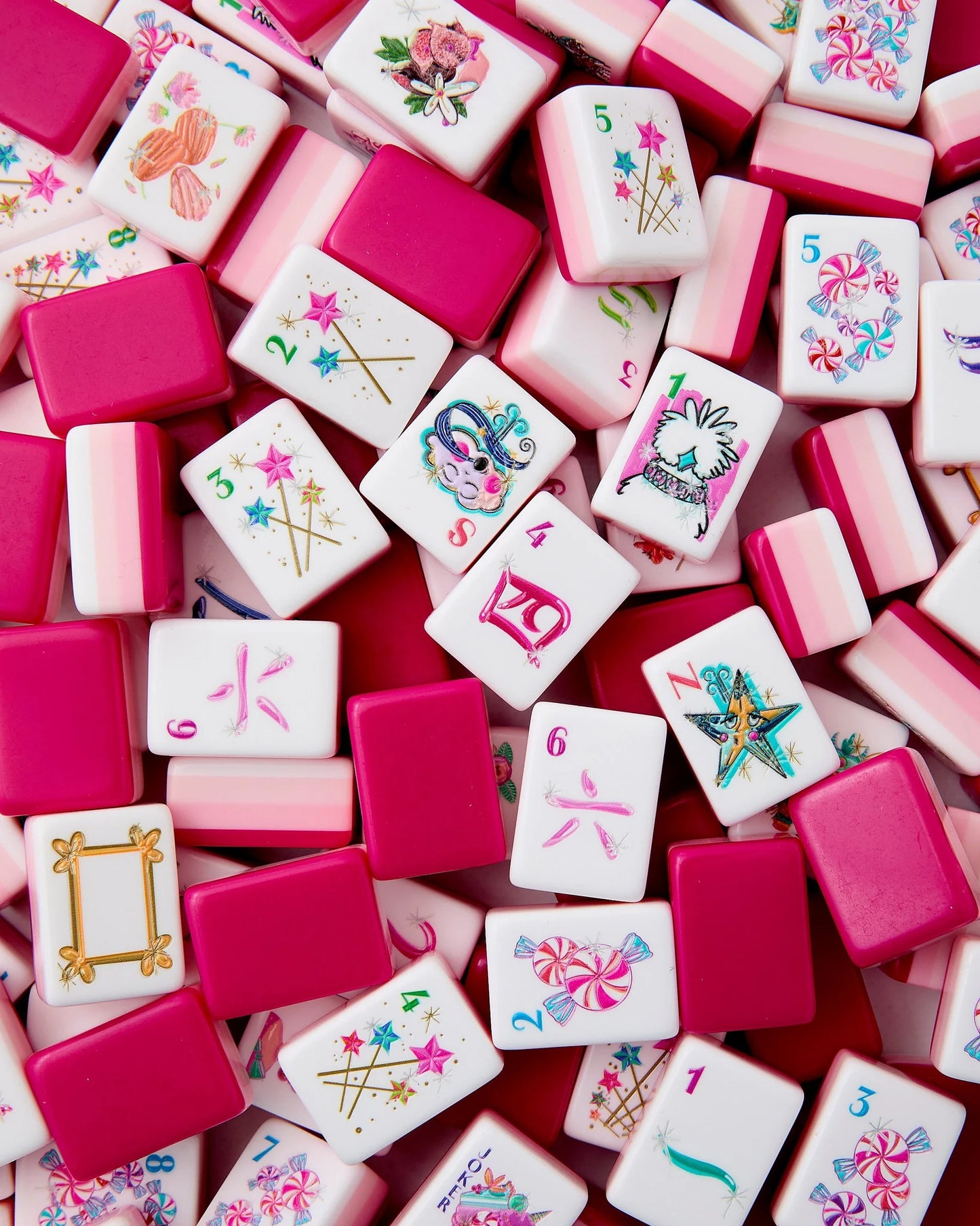 Glitterville Mahjong Tiles- OhMyMahjong