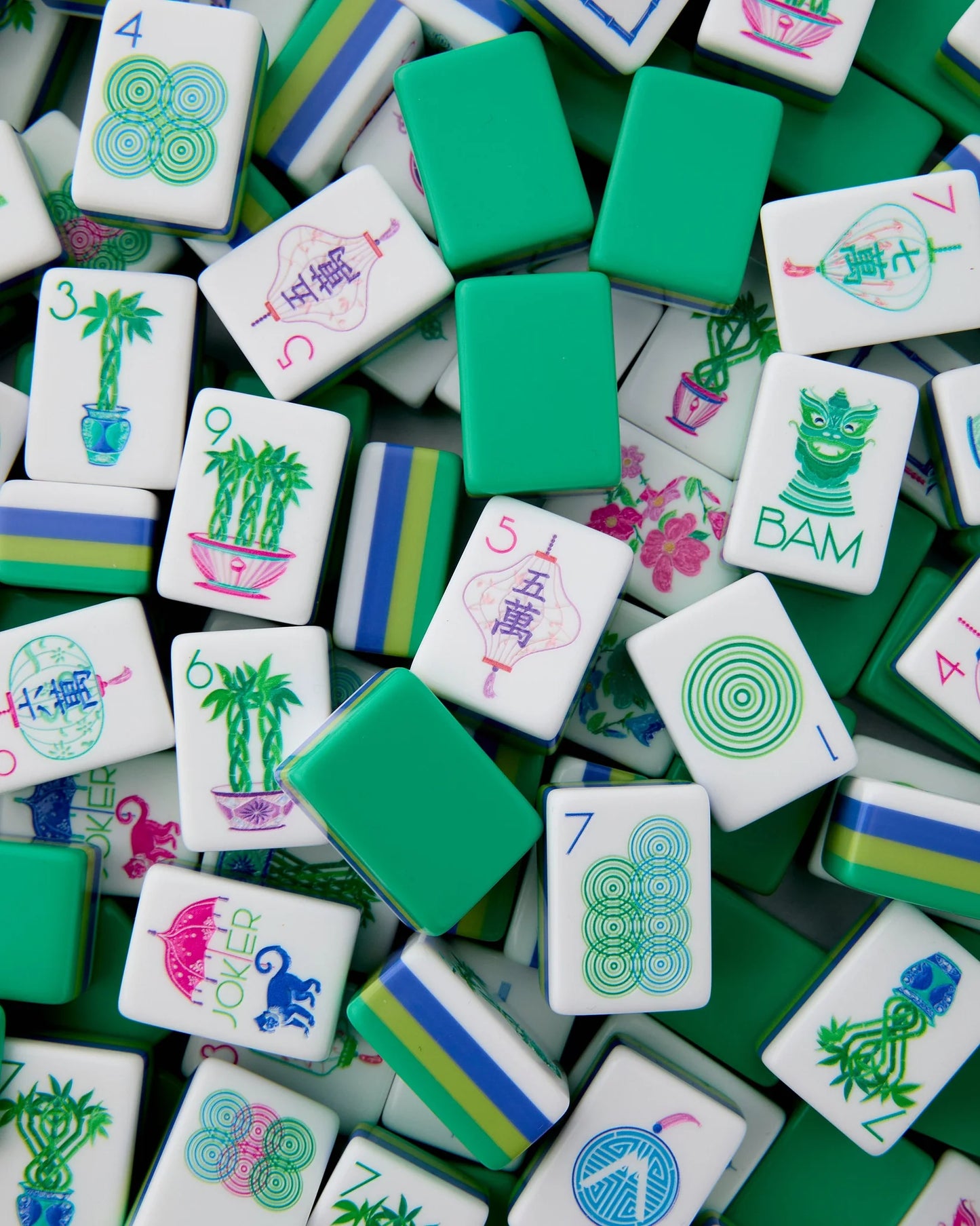 Jasmine Mahjong Tiles - OhMyMahjong
