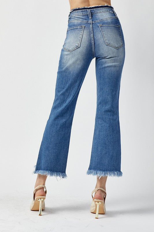 Misty HIGH RISE CROP FLARE JEANS
