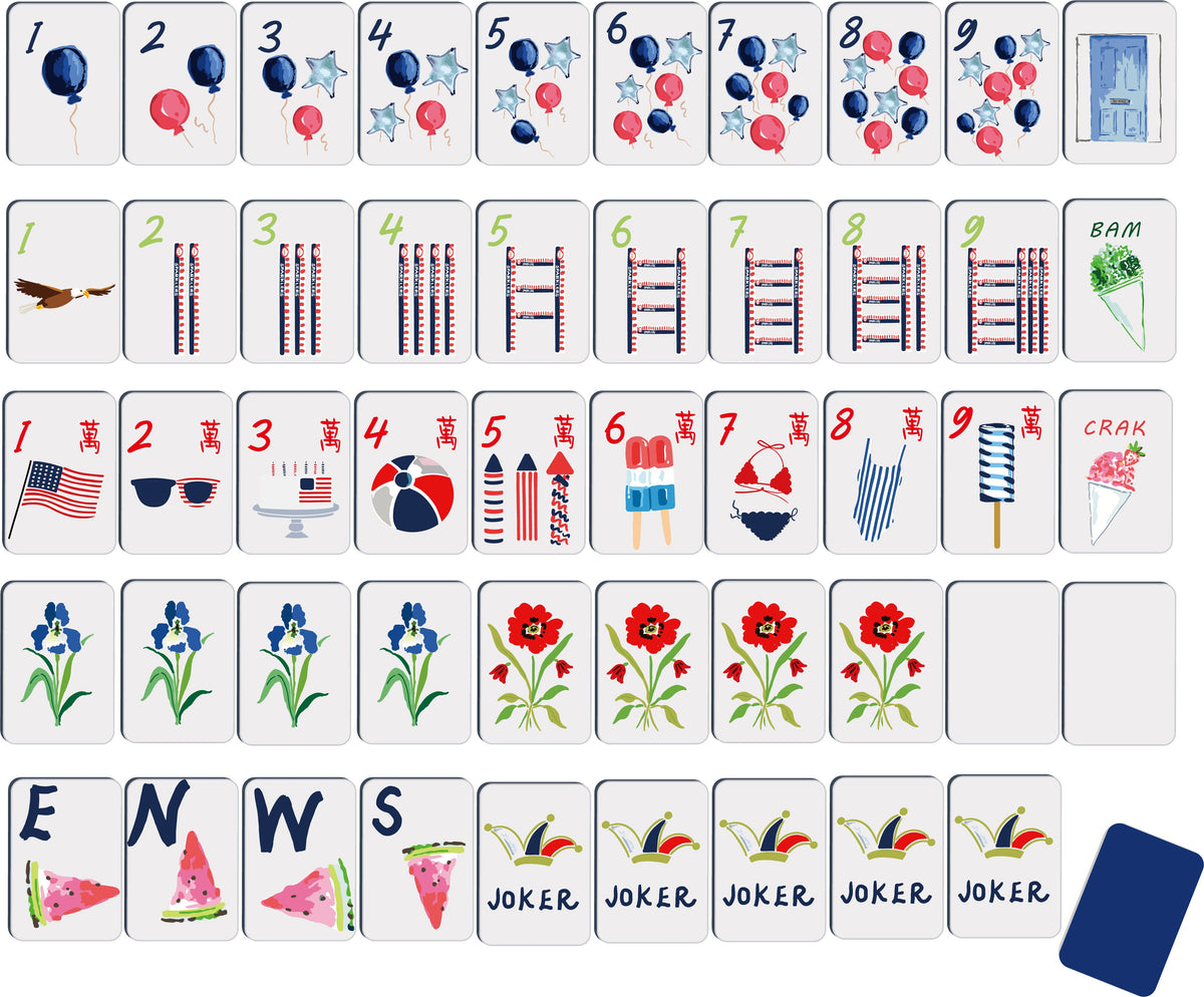 Summer Fun Mahjong Kit