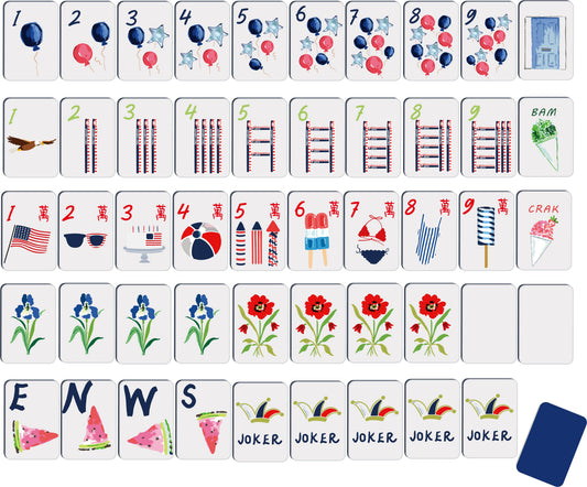 Summer Fun Mahjong Kit