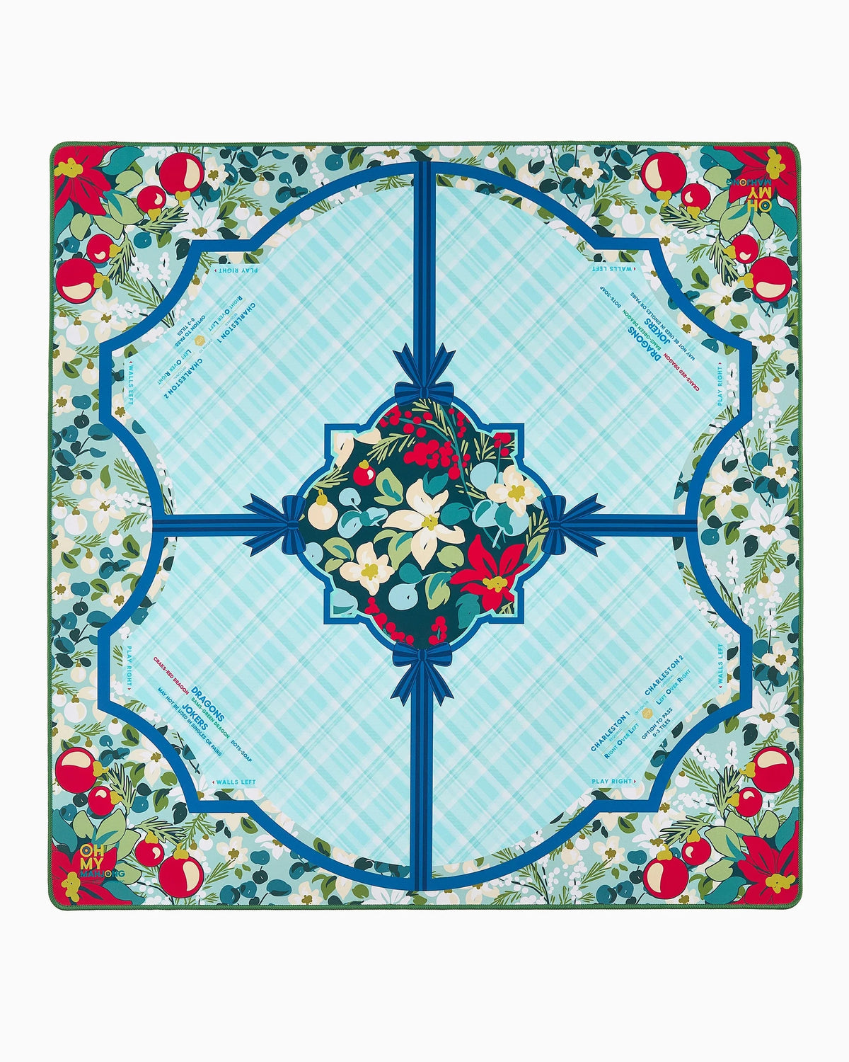 Holiday Christmas Mahjong Mats