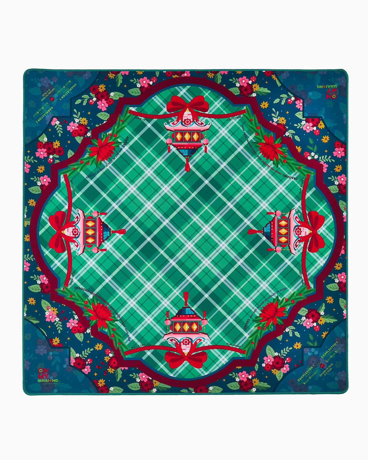 Holiday Christmas Mahjong Mats