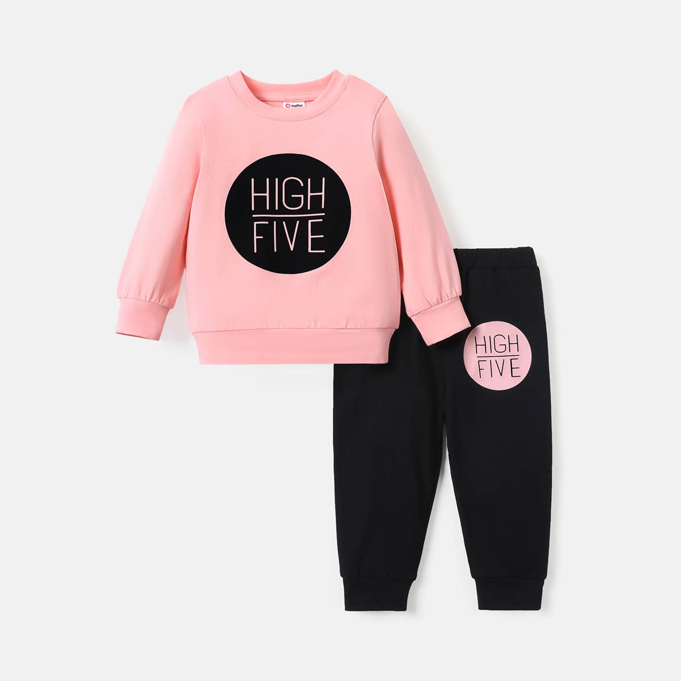 Abigail Baby Girl Long-Sleeve Sweatshirt and Sweatpant Set