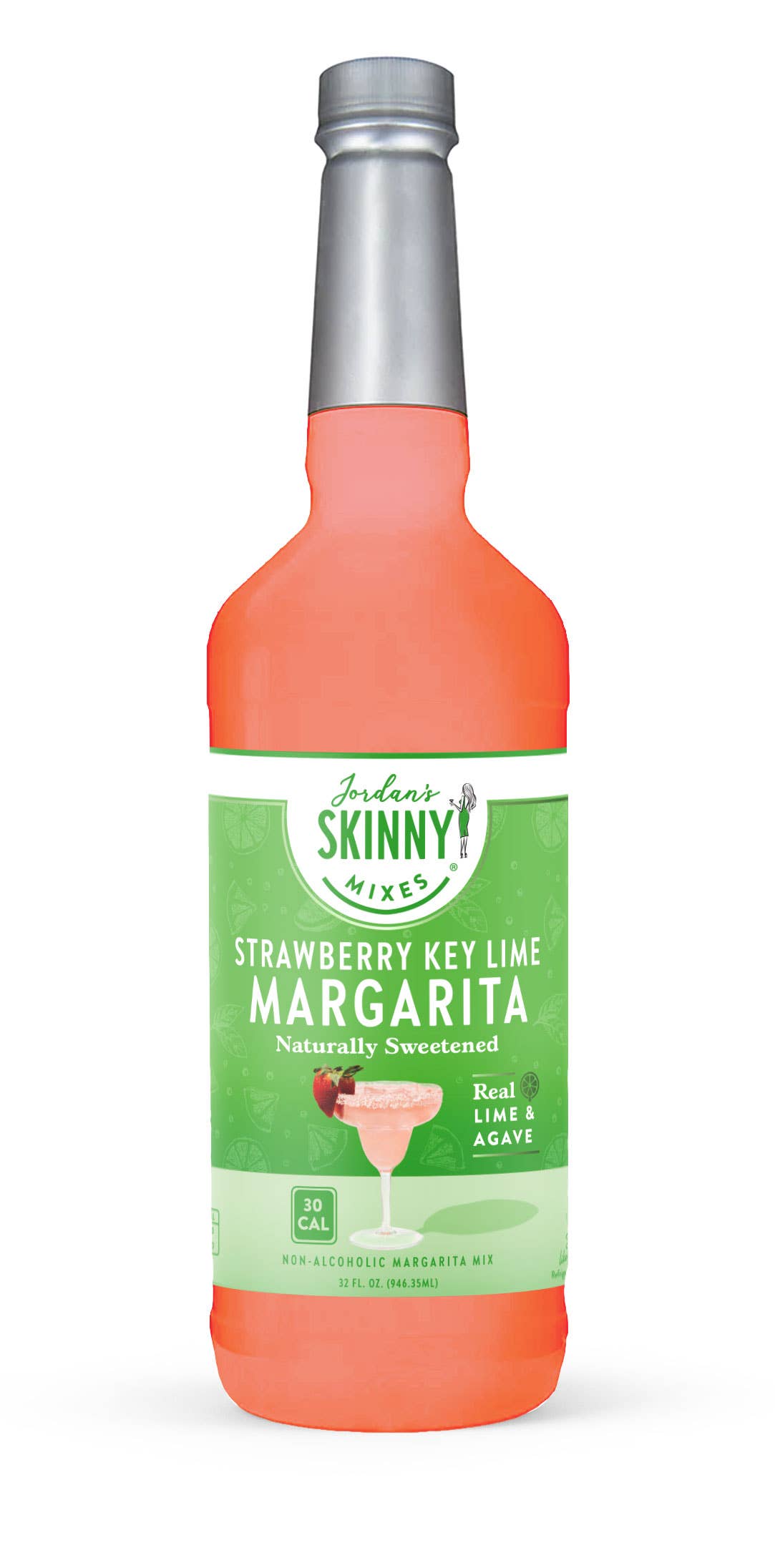 Skinny Mixes - Natural Strawberry Key Lime Margarita - Mixer