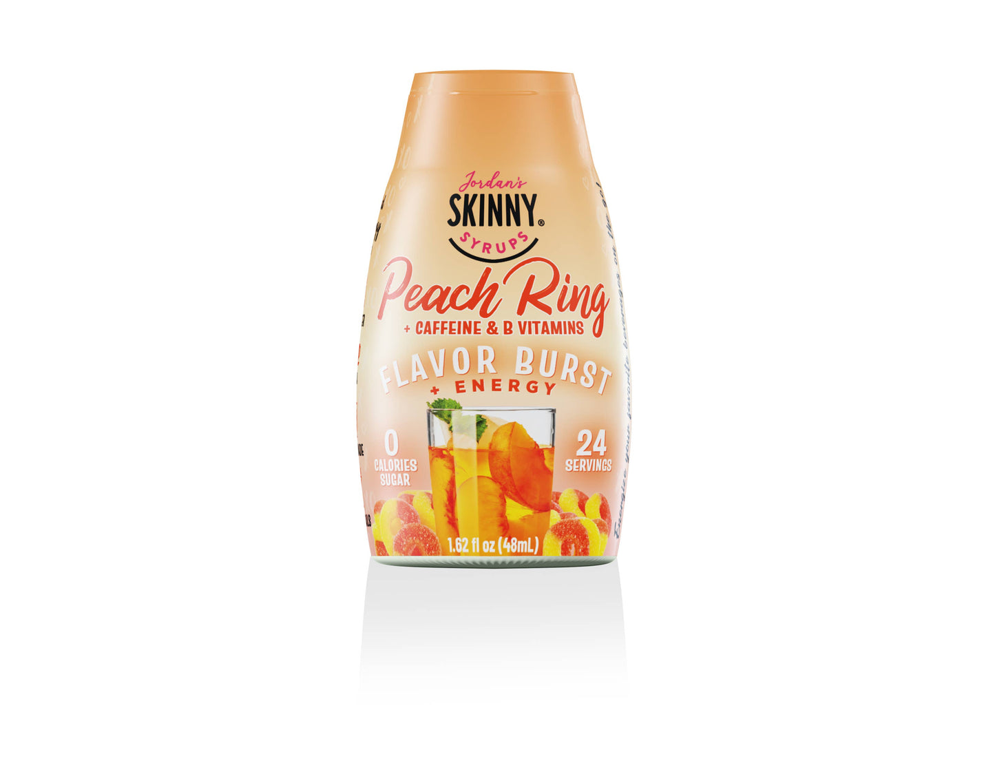 Skinny Mixes - Flavor Burst - Sugar Free Peach Ring + Energy