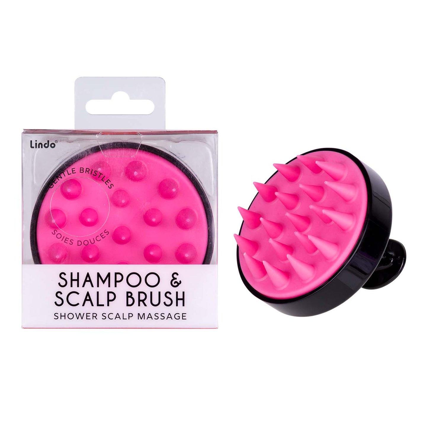 Lindo Shampoo & Scalp Brush - Shower Scalp Massage